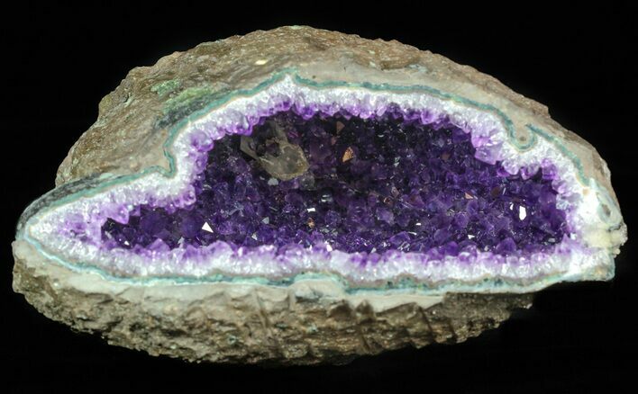 Sparkling Purple Amethyst Geode - Uruguay #58927